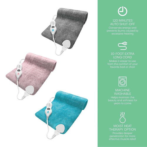 Pursonic Comfort Trio Heating Pad Set
