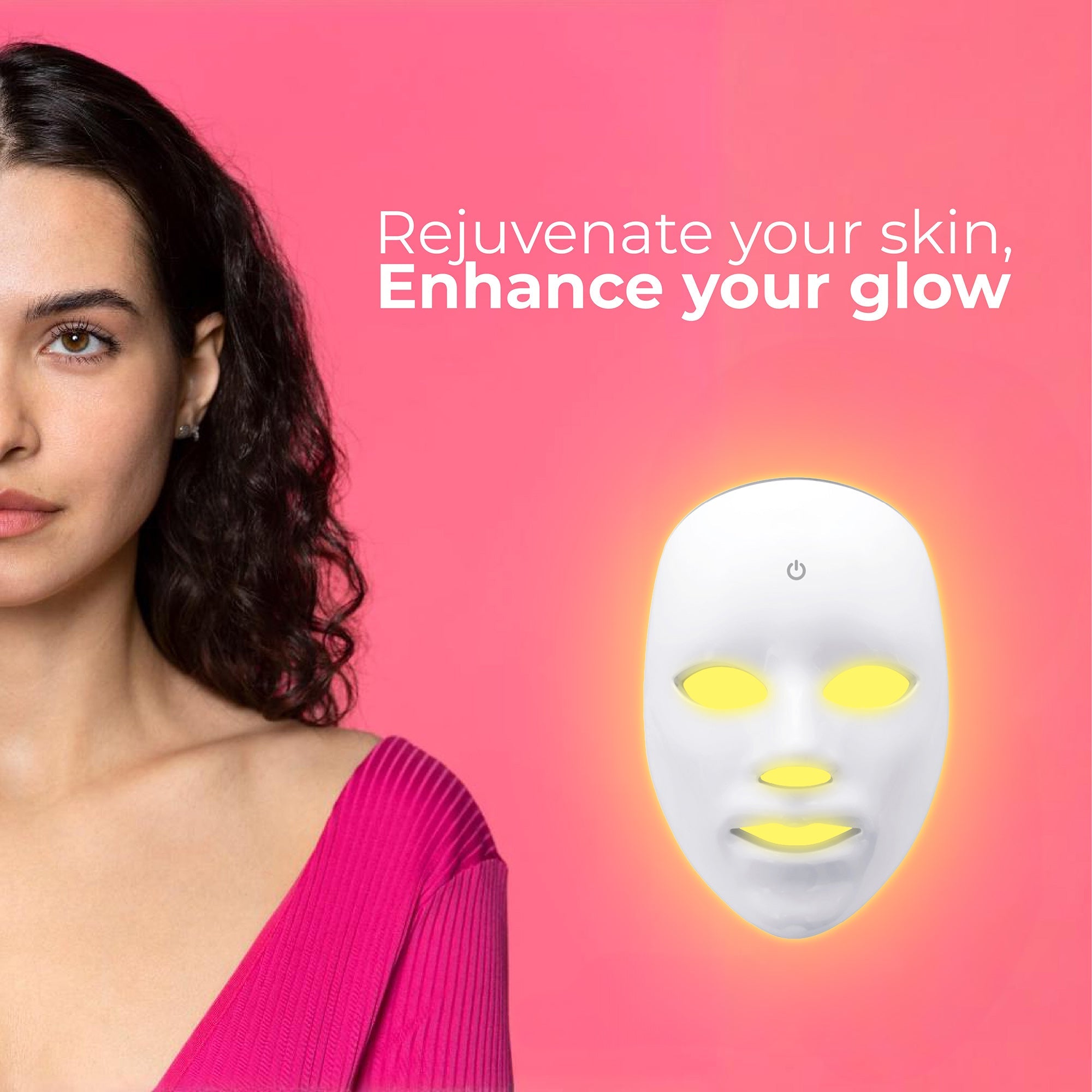 7-in-1 LED Light Therapy Face Mask