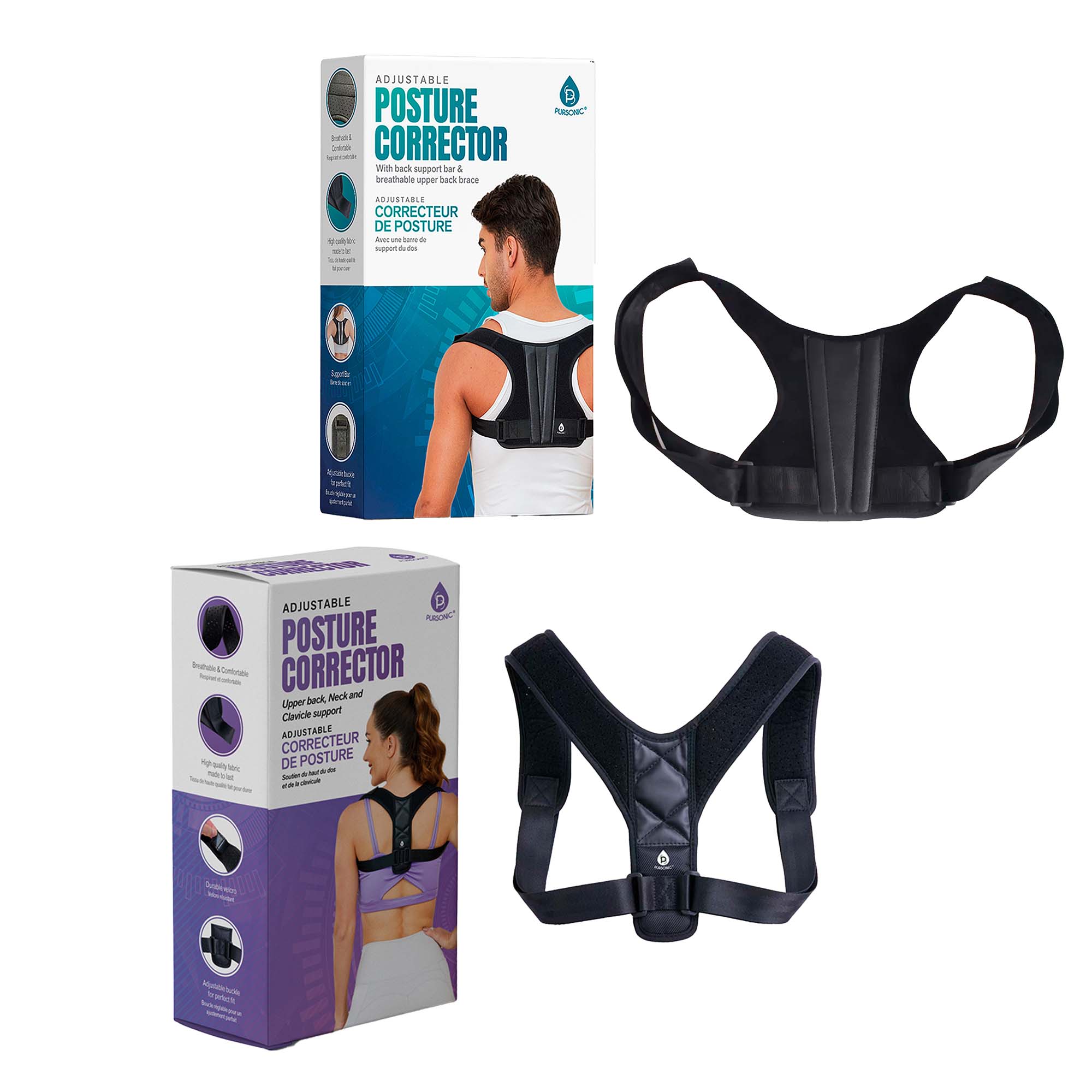 Pursonic Posture Corrector Duo